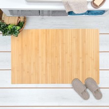 Krd Home 5713 Bambu Banyo Matı - Kahverengi - 40X60 cm