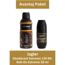 Jagler Extreme Erkek Deodorant 150 ml + Jagler Roll-On Extreme Erkek 50 ml