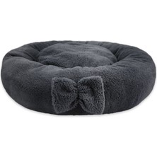 UltraNova Yumuşak Pelüş Simit Yatak, Kedi ve Küçük Irk Köpekler İçin Rahat Uyku Alanı