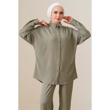 Örme Tesettür Ikili Takım - Çağla