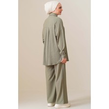 Örme Tesettür Ikili Takım - Çağla