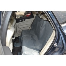 UltraNova Kedi ve köpekler için şık araç içi arka koltuk örtüsü, gri renk, yumuşak ve konforlu