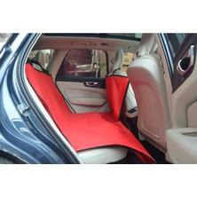 UltraNova Kırmızı Araç İçi Evcil Hayvan Koltuk Örtüsü, Fermuarlı ve Kullanışlı Tasarım