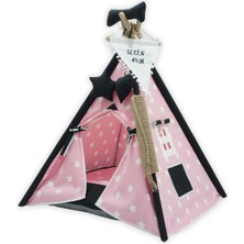 UltraNova Pembe XL evcil hayvan alanı, konforlu ve şık tasarım, 100 cm yükseklik