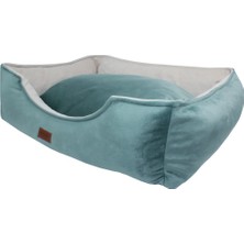 UltraNova Yeşil Konforlu ve Rahat Yumuşak Köpek Yatağı, Dayanıklı Tasarım, 22 cm yükseklik