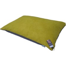 UltraNova Yıkanabilir Çift Taraflı Visco Dolgulu Köpek Kedi Yatağı, 100x70x10cm, Beyaz