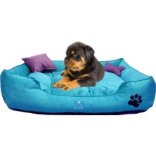 UltraNova Yumuşak ve rahat küçük hayvan yatağı, yıkanabilir kemik ve yastık ile konfor sağlar.