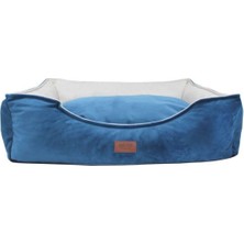 UltraNova Yumuşak ve konforlu mavi yatak, huzurlu uyku için ideal, orta sertlik, 0-10 cm yükseklik