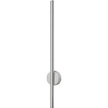 Mediterian Krom Gümüş Renkli 70 cm Gün Işığı Dekoratif Led Aplik Metal E27 Duy Tipi