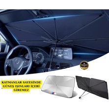 Trakmats Peugeot 3008 Hybrid 2024- 2025 Ön Cam Güneşlik Şemsiye, Oto Park Numaratör Iki Ürün Beraber
