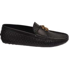 Roberto Cavalli Siyah Düz Tabanlı Erkek Ayakkabı 45 Numara Şık ve Rahat Tasarım