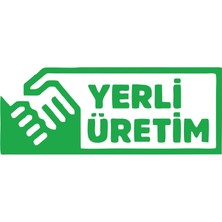 Yerli Üretim Araba Sticker 17X17 cm Yeşil
