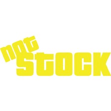 Not Stock Araba Sticker 17X17 cm Sarı