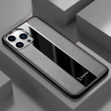 Zebana Premium Deri Kılıf Samsung Galaxy Uyumlu Gri