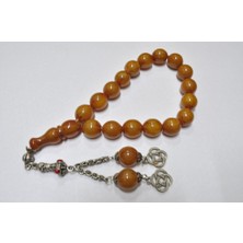 Sıkma Kehribar Tesbih  13*14 mm (KHR-13041)