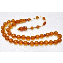 Ateş Kehribar Tesbih 9*10 mm (KHR-11062)