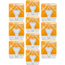 (10 Adet) Osaka 7W Yeşil Işık GU10 Duylu Led Çanak Ampul