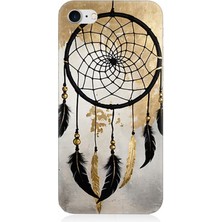 Apple iPhone 7 Uyumlu Tüylü Düşlerin Tuzağı  Desenli Silikon Kılıf