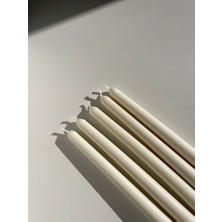 Şamdan Mum 6'lı (Konik Mum)