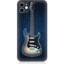 Apple iPhone 12 Uyumlu Devre Temasında Elektrikli Gitar  Desenli Silikon Kılıf