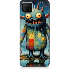Oppo A73 Uyumlu Tuhaf Canavar Gülümsemesi  Desenli Silikon Kılıf