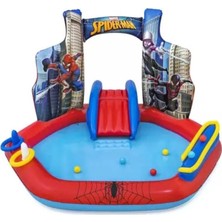 Bestway Renkli çocuk kaydırak ve geniş eğlenceli havuz, 3 yaş ve üzeri, 211x206 cm