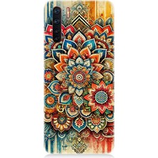 Oppo Reno 3 Uyumlu Mistik Mandala Deseni Ruhu  Desenli Silikon Kılıf