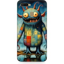 Oppo Reno Ax7 Uyumlu Tuhaf Canavar Gülümsemesi  Desenli Silikon Kılıf