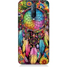 Oppo Rx 17 Pro Uyumlu Renkli Rüya Yakalayıcı  Desenli Silikon Kılıf