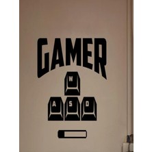 Pleksi Gamer Tuşlu Duvar Dekoru