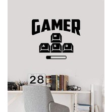 Pleksi Gamer Tuşlu Duvar Dekoru