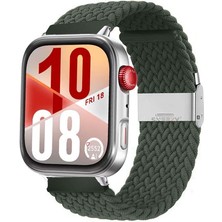 Huawei Watch Fit 4 Fit 4 Pro Ile Uyumlu Metal Klipsli Solo Fiberlink Yumuşak Kumaş Örgü Kordon