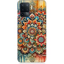 Oppo Reno 5 Lite Uyumlu Mistik Mandala Deseni Ruhu  Desenli Silikon Kılıf