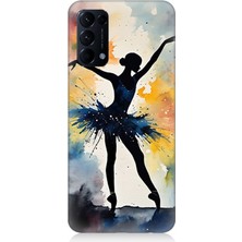 Oppo Reno 5 Uyumlu Dansın Büyülü Gölgesi  Desenli Silikon Kılıf