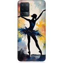 Oppo Reno 5 Lite Uyumlu Dansın Büyülü Gölgesi  Desenli Silikon Kılıf