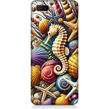 Oppo Rx 17 Neo Uyumlu Denizaltında Denizatı Bahçesi  Desenli Silikon Kılıf