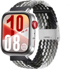 Huawei Watch Fit 4 Fit 4 Pro Ile Uyumlu Metal Klipsli Solo Fiberlink Yumuşak Kumaş Örgü Kordon