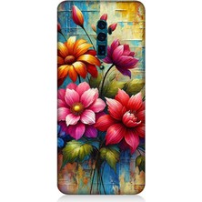 Oppo Reno 10X Zoom Uyumlu Renkli Bahar Çiçek Patlaması  Desenli Silikon Kılıf
