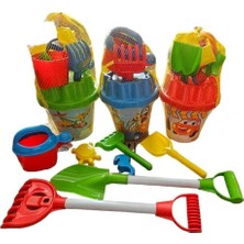 Mediterian Renkli plaj kova seti, kum oyunları, yaz aktiviteleri, 3+ yaş, KZ menşei