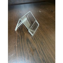 Pleksiaksesuar Şeffaf 5.5x 5.5 cm Qa Kot Okutma Numaralık