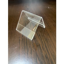 Pleksiaksesuar Şeffaf 5.5x 5.5 cm Qa Kot Okutma Numaralık