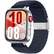 Huawei Watch Fit 4 Fit 4 Pro Ile Uyumlu Metal Klipsli Solo Fiberlink Yumuşak Kumaş Örgü Kordon