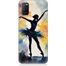Oppo A92 Uyumlu Dansın Büyülü Gölgesi  Desenli Silikon Kılıf
