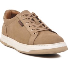 Kum Nubuk Hakiki Deri Erkek Sneaker 2516 M