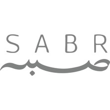 Sabr Arapça ve Türkçe Sticker 17X17 cm Gri