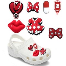 Mediterian Terlik Süsleri Süs 7'lli Hastane Terlikleri Seti