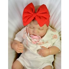 Bebeğin Için En Konforlu Bandana,2'li Set 0-2yaş Kız Bebek Penye Fiyonk Bandana