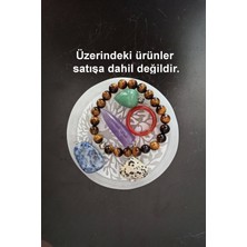 Hayat Ağacı Enerji Yükleyici Beyaz Selenit Yuvarlak Plaka 59HYS