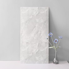 TeknoTrust Doğal Görünümlü Gri Mermer Desenli Kendinden Yapışkanlı Duvar Paneli 30x60 cm