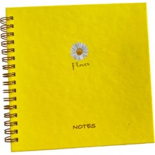 Pinterest Dizayn 80 Yaprak Sarı Sert Kapak Defter